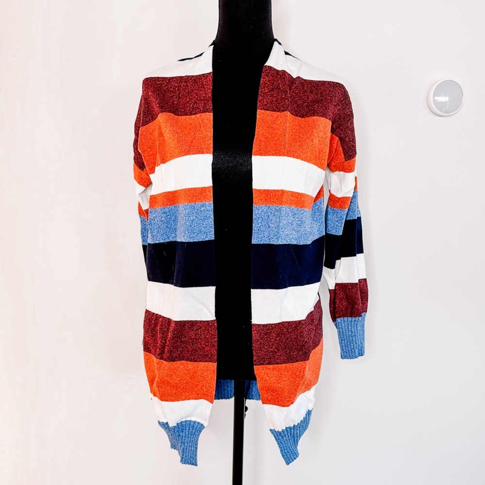 Striped Multicolored Cardigan
